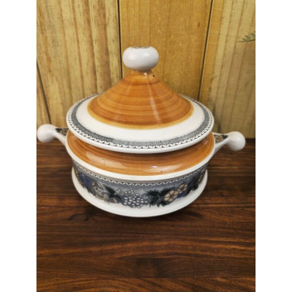 Vintage Goebel Burgund Serving Set - Picture 6 of 16